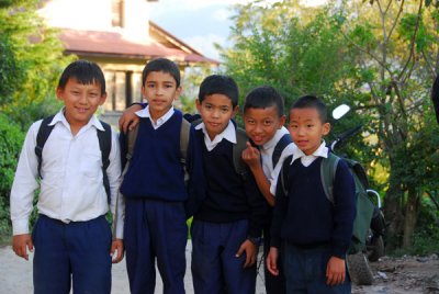 Students from Notre Dame School, Bandipur