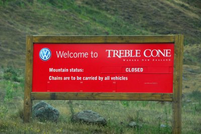 Treble Cone - closed for the summer season