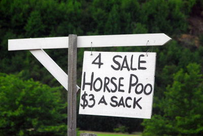 4 Sale Horse Poo $3 a sack