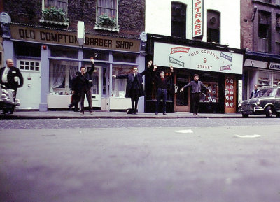 From a Beetle  perspective, Old Compton street , London1965