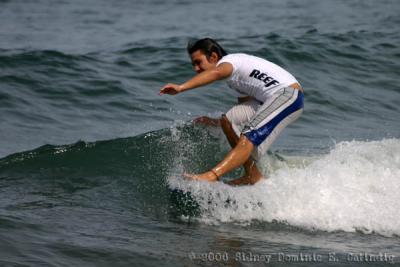 Men's Longboard: Hang five