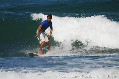 Men's Longboard: Andrew gets a long ride