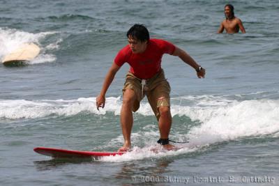 Men's Longboard: JP, Moro and a stray board