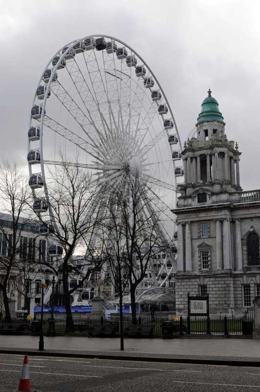 Belfast Wheel next to City Center