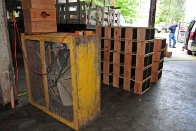 The rest of our load being cooled by fans