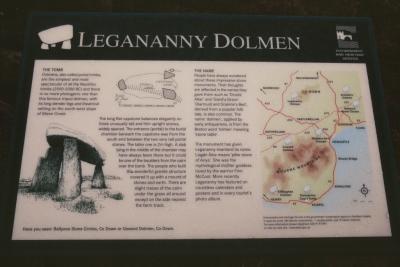 The Dolmen placard