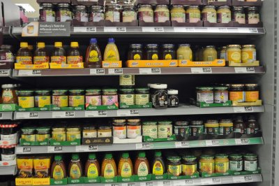 Honey on store shelves