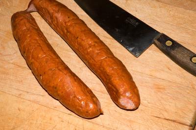 andouille sausages