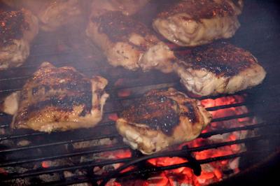 grilling chicken thighs