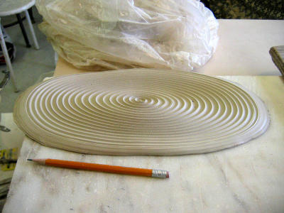 Closeup of Stretched Disk