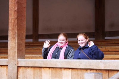 Meg & Kris at the Globe