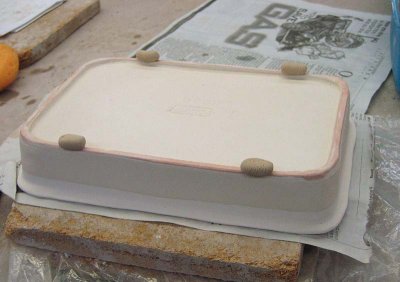 Drip Tray III - Glazed & Wadded