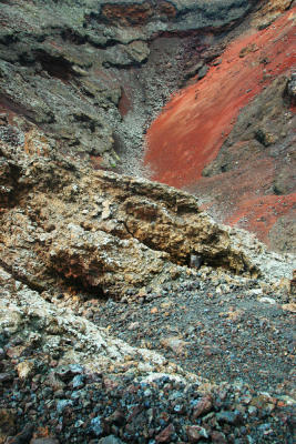 Colored Volcanic Soil - Timanfaya National Park