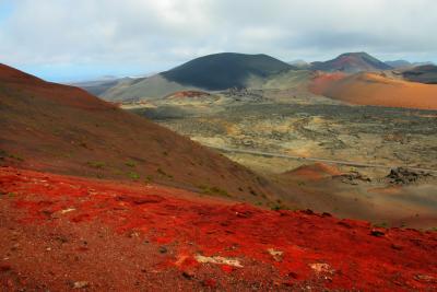 Colored Volcanic Landscape - Timanfaya National Park