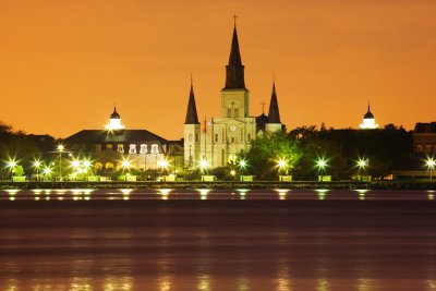 St. Charles Cathedral in Sunset
