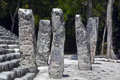 Calakmul Maya Archeological site Campeche Mexico