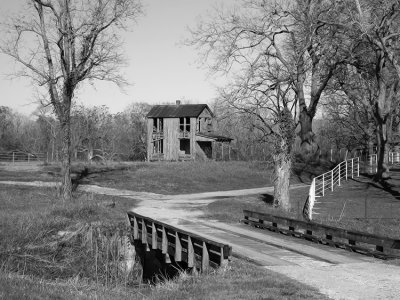 old house on a hill