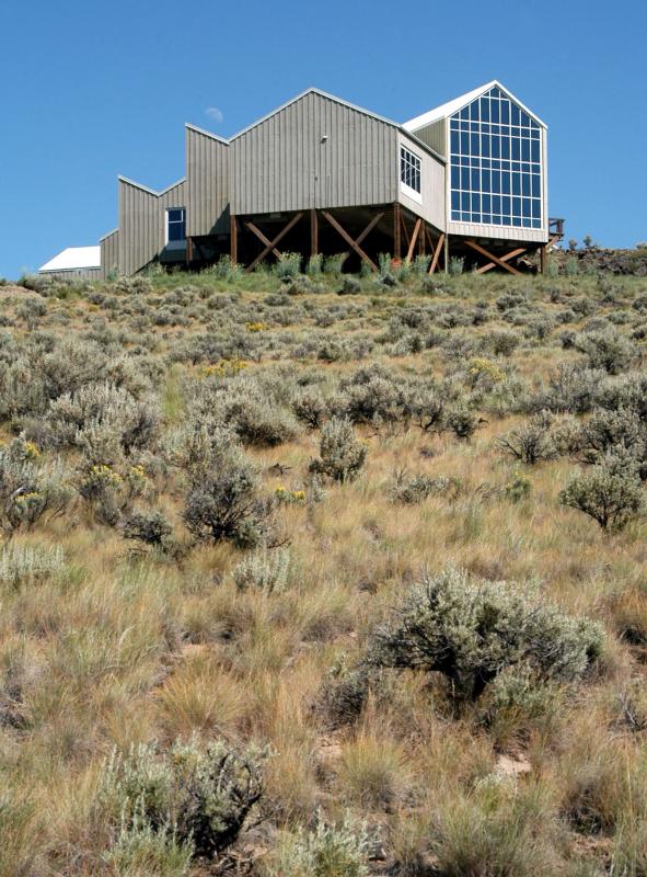 Recently expanded hilltop compound