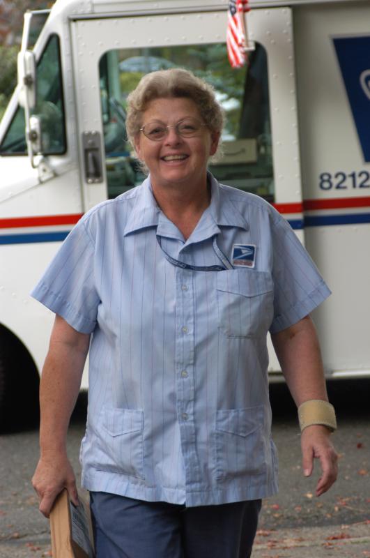 Joyce, the person who delivered our mail each day until she got another route