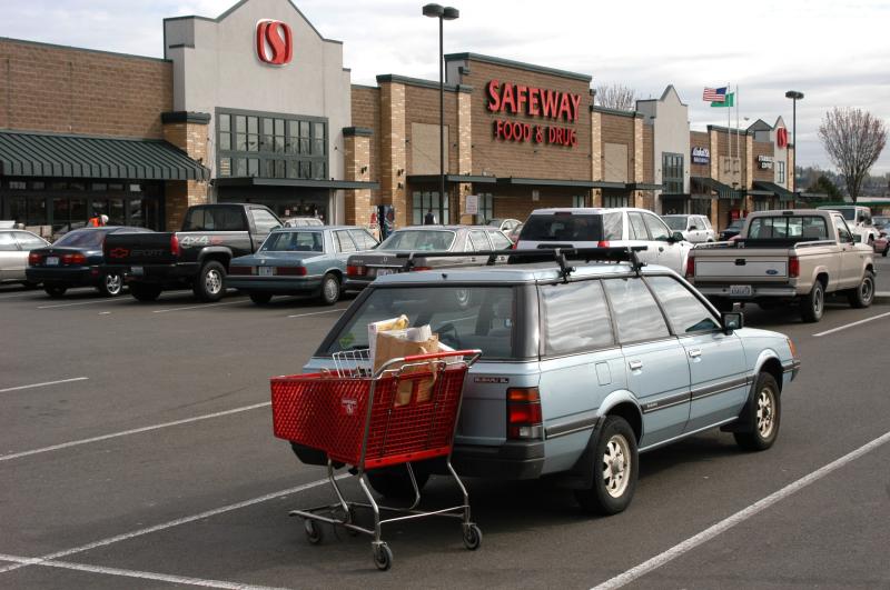 Subaru at Safeway
