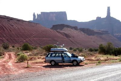 Car at trailhead