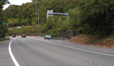 View down the road