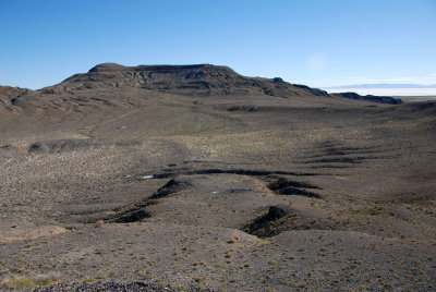 View of main summit from below the south summit