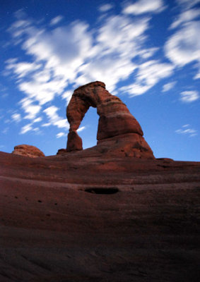 Delicate Arch by moonlight