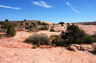 The landscape in this area was not exactly exciting