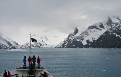 Entering the Dragalsky Fjord