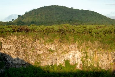 Pit crater , Los Gemelos. Santa Cruz