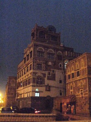 Sana'a at night