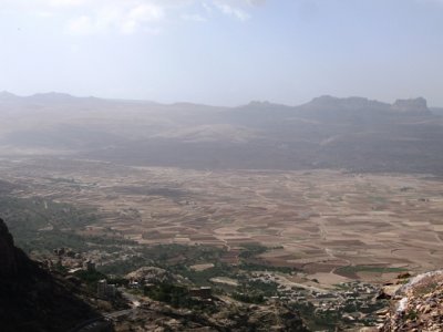 looking down from Kawkaban