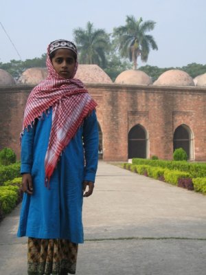 religious kid posing for me