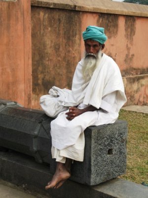 a lone Sufi or Sadhu (?)