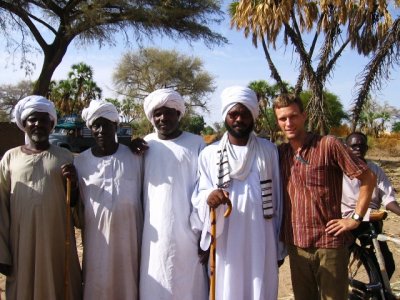 Me with local Janjaweed leaders