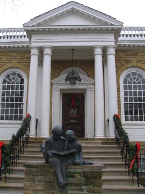 Entrance detail-Granville Public Library-Granville OH.JPG