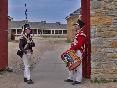 Guarding the gate Fort Snelling