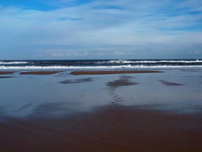 The North Sea from South Shields beach.