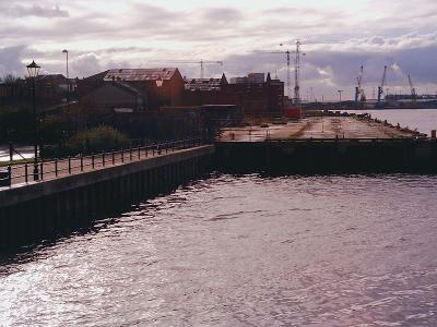The disused Middle Dock.