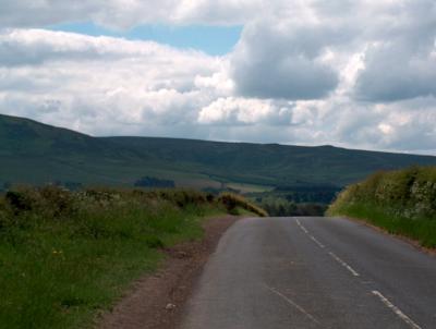 The road to Elsdon.