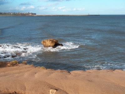 The North Sea from Trow Rocks.