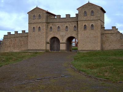 Arbeia Roman fort gatehouse.