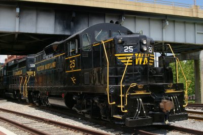 The Return of Western Maryland Railway GP9 #25