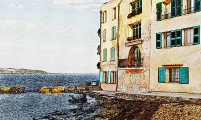 At the sea