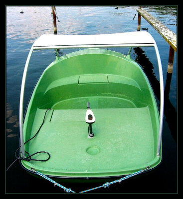 Green boat