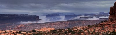 Misty Morning Landscape