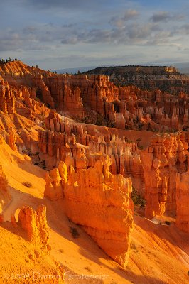 Evening Glow on Hoodoos