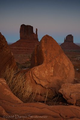 Sandstone at Dusk