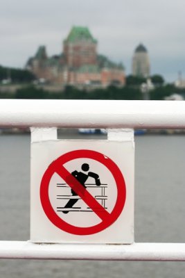 No jumping into the St. Lawrence river